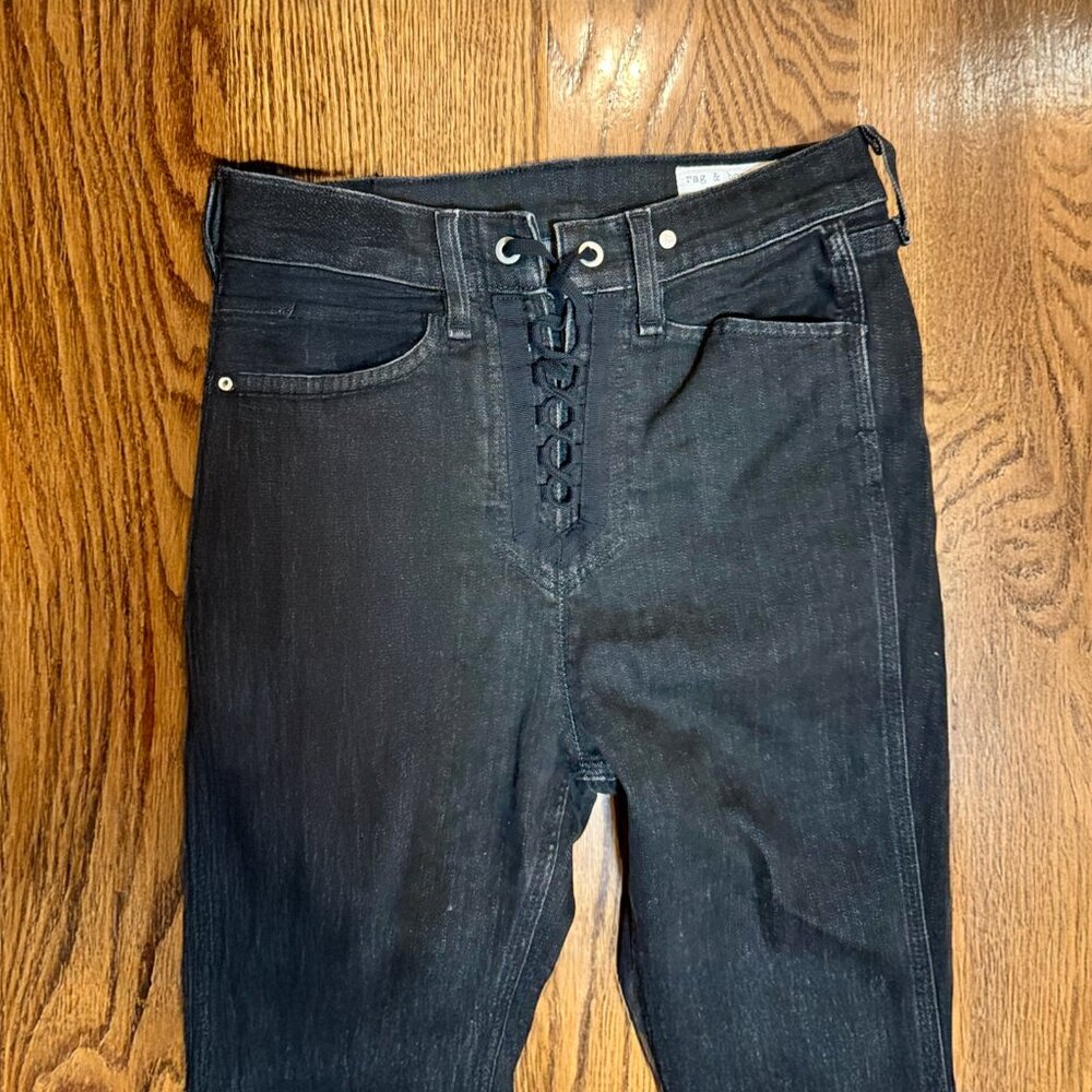 Rag & Bone Mid-Rise Skinny Leg Jeans